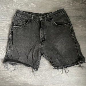Wrangler - Vintage Dark Denim Cut-Off Short - Mens Size 31 Waist